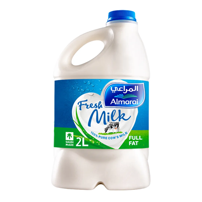 الصافي حليب طازج كامل الدسم 2 لتر